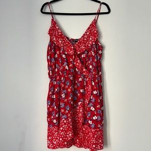 Express Faux Wrap Dress